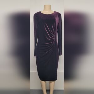 Harper Rose 14 Velvet Dress Beautiful  Purple Bodycon